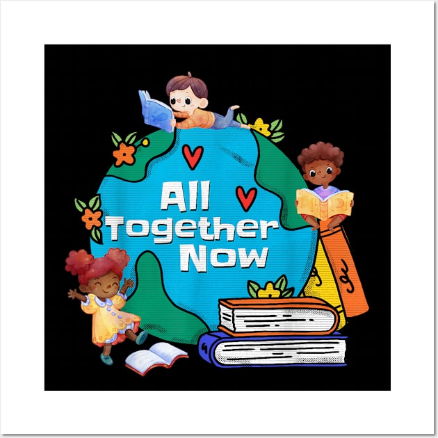 All Together Now Summer Reading 2023, Librarian Wall Art by SmilArt